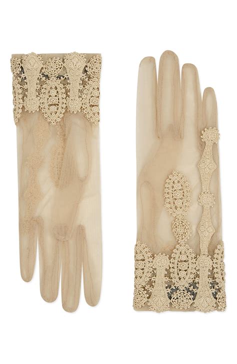 fake gucci lace gloves|tulle gloves fashion gucci.